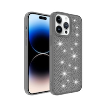 Nourthkiingdom Apple Uyumlu iPhone 14 Pro Aihttgli Parlak Tasarımlı Nrtk Snow Kılıf-siyah Siyah