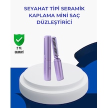 Mey İthalat Taşınabilir Saç Düzleştirici Tarak Ayarlanabilir Isı Kontrollü