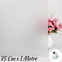 75 Cm X 1 Metre Cam Kumlama, Ofis, Duşakabin Ve Balkon Camı Kaplama Folyosu