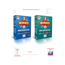 Paraf 8. Sınıf Fen, Matematik İnteraktif Soru 2 Kitap Seti