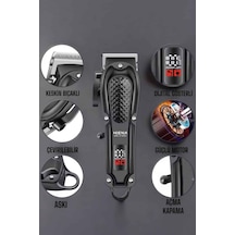 Suya Dayanıklı Tıraş Makinesi Keskin Bıçaklı Dijital Göstergeli Şarjlı 1 - 2 Saat
