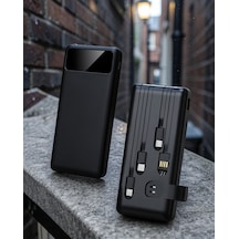 Powerbank 20.000 Mah Lcd Ekran Usb-c Ve Lightning Uyumlu Ucz20mahpowerbank1 Çok Renkli