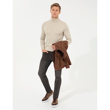 Pierre Cardin Erkek Kum Melanj Kazak /triko 50257158-vr123 Kum Melanj