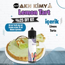 Lemon Tart Yoğun Dıy Kit Limon Turta Gıda Aroması %25 Oranda Aroma İçerir Hazır Değildir 60 Ml
