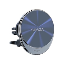 Shaza Sf5503 Magsafe Uyumlu 15w Kablosuz Şarj 2in1 Araç İçi Telefon Tutucu