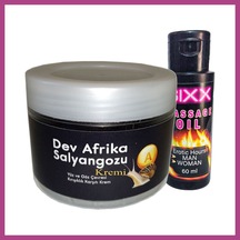 Gees Global Giant Afrikasalyangozu Kremi Yaşlanma Karşıtı Dev Salyangoz100ml + 60 Ml Sıxx Erotikmasaj Yağı Gbzs