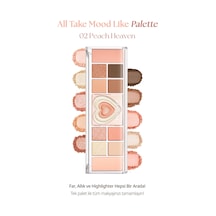 Çok Fonksiyonlu Makyaj Paleti Peripera All Take Mood Like Palette 02 Peach Heaven Peritage