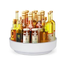 Döner Baharat Rafı, 360 Döndürülebilir Döner Mutfak Saklama, Mutfak Saklama İçin Baharat Düzenleyici 26 Cm/10,2 İnç -