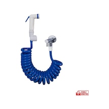 Plasyay Spiral Taharet Matik Hortum Seti 250 CM Mavi