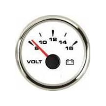 Sealux Voltmetre Ø52Mm Beyaz 12V Beyaz