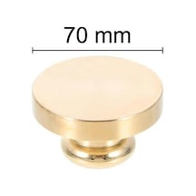 Mühürcüm Mühür Mumu Damga 70 Mm Yuvarlak Boş Pirinç Kafa + Ahşap Sap R5799o70 Çok Renkli