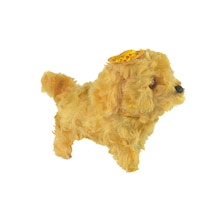 Pelüş Oyuncak Köpek Sevimli Köpek Sesli Hareketli Sarı
