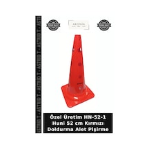 Özel Üretim Hn-52-1 Huni 52 Cm Kırmızı Doldurma Alet Pişirme
