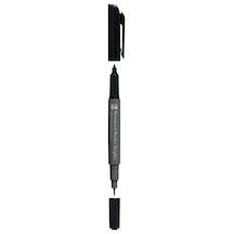 Marabu Graphix Permanent Marker Çift Uçlu Siyah
