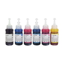 Premium® Epson L800 Uyumlu 6 Renk Kaliteli Mürekkep Seti