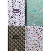 Koridor Çizgili Notebook Bez Defter