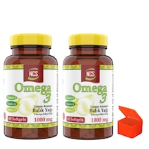Ncs Omega3 Balık Yağı 120 Softgel Doğal Limon Aromalı+Hap Kutusu