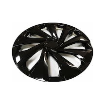 POİNT  Fiesta Uyumlu 14 Inç 4 Adet Piano Black Siyah Jant Kapağı Takımı