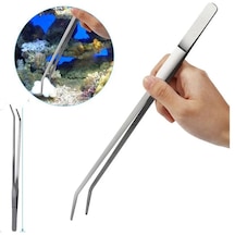 Akvaryum Bitki Cımbızı 30cm Eğik Uçlu