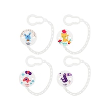 Wee Baby Desenli Emzik Askısı 901-9054432531572 Siyah