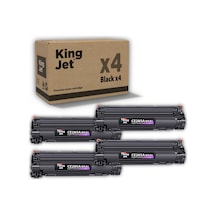Kingjet Hp Uyumlu 85a Ce285a Standart Kapasiteli 4'lü Paket Çipli Uyumlu Toneri