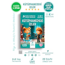 Umy Yayınları Kütüphanedeki İzler - Çocuklar İçin Odaklanma Ve Problem Çözme Becerisi Geliştiren Hikaye Kitabı