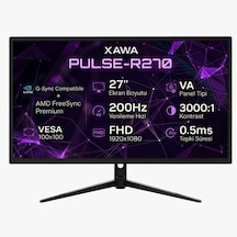 Xawa 27" Pulse-r270 200hz 0.5ms Dp+hdmı Gsync/freesync Fhd Va Oyuncu Monitör