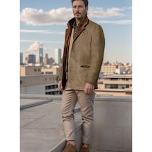 İlkbahar Ve Sonbahar Erkek Retro Ceketi Siyah