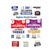 2027 7.sınıf Güçlendiren Türkçe-fen Bağlam Temelli %100 Yeni Müfredat Soru Bankası Seti+kronometre