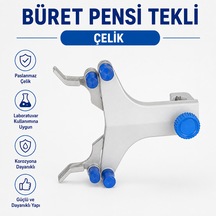 Büret Pensi Tekli - Çelik