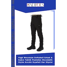 Hadpols High Mountain Softshell Erkek & Kadın Taktik Pantolon Mevsimlik Giyim Avcılık Kıyafeti Kar Giysisi Çok Renkli