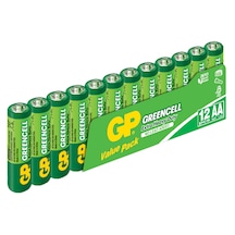 GP Greencell 15G-VS12 R6P AA Kalem Pil 12 x 5'li