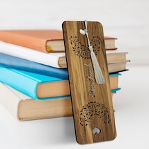 Kişiye Özel İsimli Ahşap Kitap Ayracı - Model 3