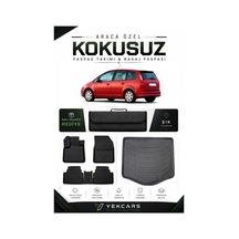 Ford C-max 2006 Model Aracınıza Özel 4d Karbonlu Kauçuk Paspas Takımı Ve Bagaj Havuzu