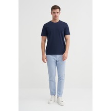 Cazador Basic Süprem Erkek T-shirt 46230 Lacivert Lacivert