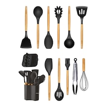 Dimarco Isıya Dayanıklı Yanmaz Yapışmaz Silikon Spatula Seti