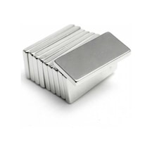 5 Adet 20x8x2 Mm Köşeli Neodyum Mıknatıs Dikdörtgen