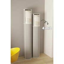 6 Lı Hava Geçiren Kapasiteli, Toz Ve Nem Koruyucu Pvc Pencereli Halı Kılıfı Hurcu 4 M² Çok Renkli