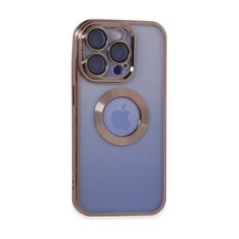 Apple İphone 15 Pro Max Kılıf Slot Silikon - Rose Gold 0.2M-Çok Renkli