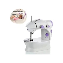 Pratik Taşınabilir Elektrikli Veya Pilli Seyahat Tipi Hız Ayarlı Kademeli Dikiş Makinesi