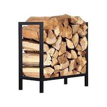 Fbt Dekoratif Metal Şömine Yanı Odunluk 50x40x30 Cm