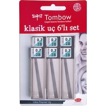 Tombow Uc 0.7 MM 2B Blisterli 6Ad - Kalem Ucu 0.7
