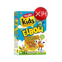 Yayla Kids Kinoalı Sebzeli 3 Renkli Elbow Bakliyat Makarnası 250 G X14