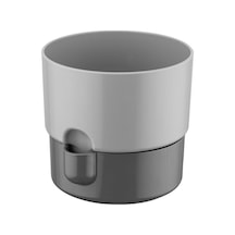 Yuvarlak Saksı Su Hazneli Kahve 2 Lt 160 150 Mm