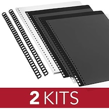 Gbc Proclick Kendin Yap Sunum Kiti, 5/16 İnç Çaplı Dikenler, Kağıt, Kapaklar, Paket Başına 2 Kit İçerir 2515665 103 Ivory