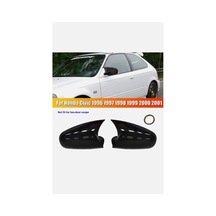 Honda Civic 1996-2001 Yarasa Ayna Kapağı Pianoblack İthal Abs Plastik A+ Kalite