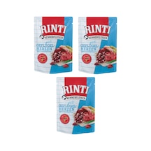 Rinti Pouch Yürekli Köpek Yaş Mama 3 x 400 G