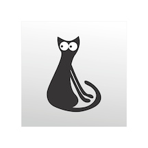 Folyo Sticker Kedi Adkpquy662 70cm Uzunluk Siyah