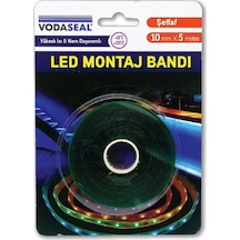 Vodaseal Şeffaf Led Montaj Bandı 10mm x 5 Metre