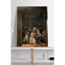 Pster19130 Las Meninas-nedimeler- Diego Velazquez Sanatsal Kanvas Tablo 30 X 40 7/8 Yaş